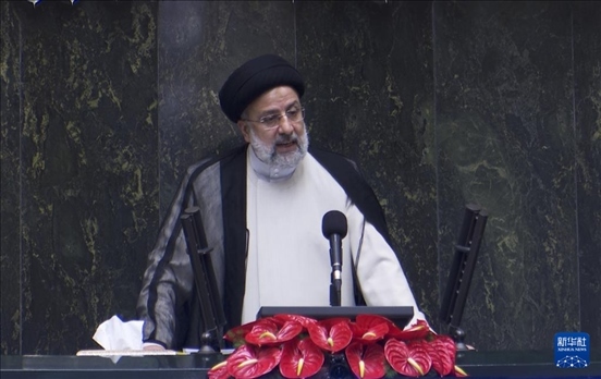 據(jù)伊朗邁赫爾通訊社20日?qǐng)?bào)道，伊朗總統(tǒng)萊希在直升機(jī)事故中遇難。這是2021年8月5日拍攝的易卜拉欣·萊希的資料照片。 新華社發(fā)（賈瓦德攝）