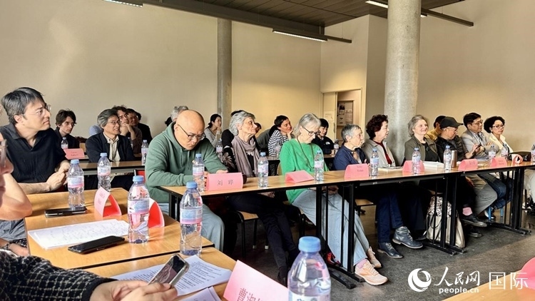 “國(guó)際青年文學(xué)共讀”活動(dòng)現(xiàn)場(chǎng)。人民網(wǎng)記者 于超凡攝