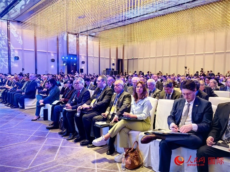 中國—巴西商業(yè)研討會(huì)現(xiàn)場(chǎng)。人民網(wǎng)記者 符園園攝