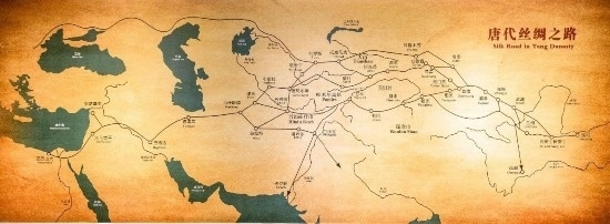 唐代絲綢之路，經(jīng)過新疆眾多地區(qū)。（圖片來源：視覺中國(guó)）