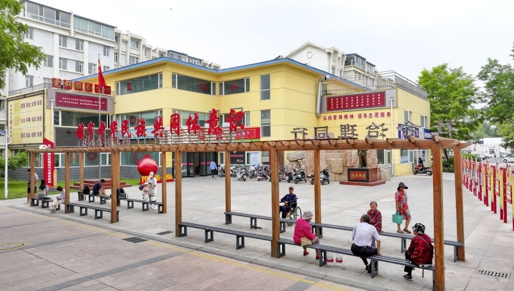 6月20日拍攝的長城花園社區(qū)一角（無人機照片）。