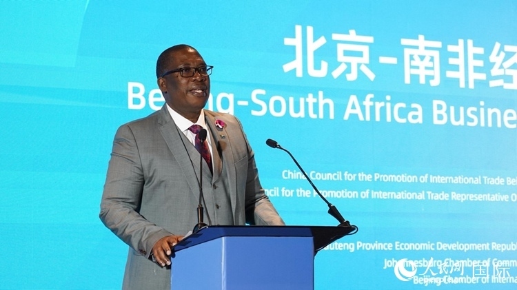 勒蘇非省長致辭。人民網(wǎng) 劉暢攝