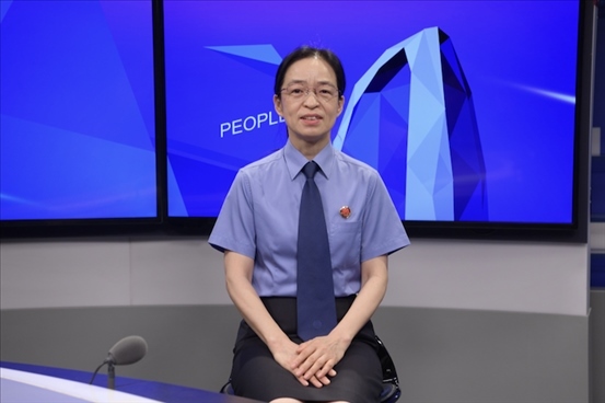 最高人民檢察院行政檢察廳二級高級檢察官張立新。人民網(wǎng)記者 王曉嘯攝