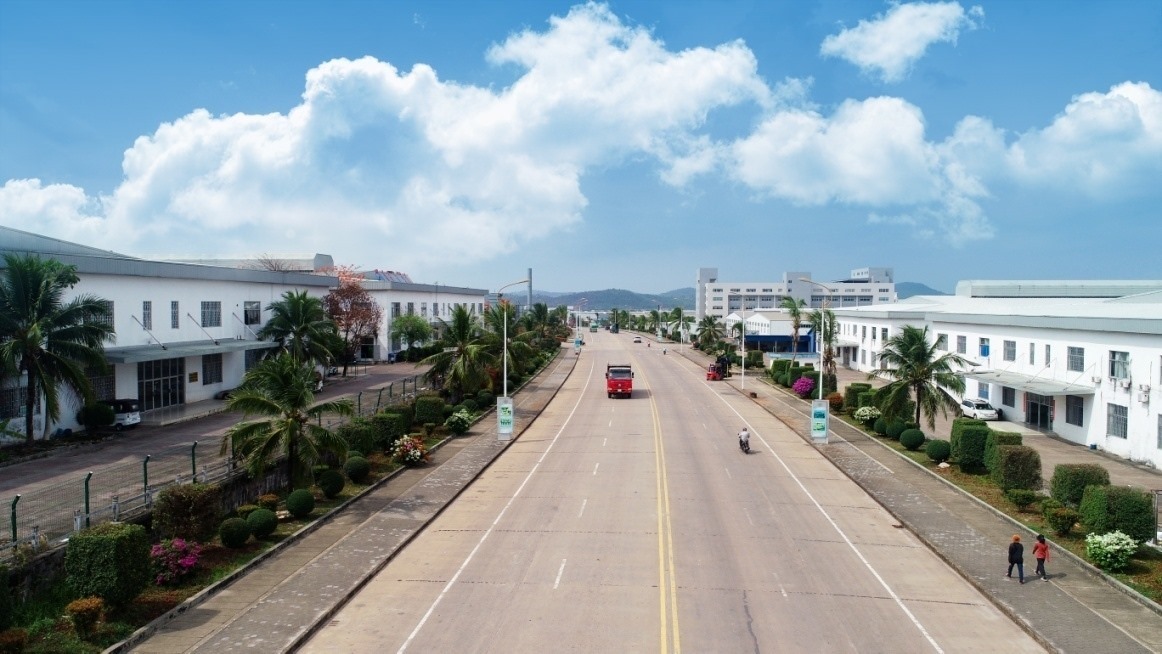 西哈努克港經濟特區(qū)園區(qū)。西港特區(qū)公司供圖