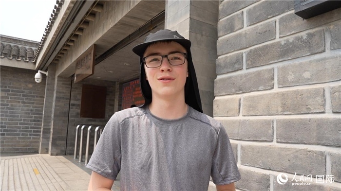 圖為德國籍游客埃里克·西伯特。人民網(wǎng)記者 吳超嵐攝