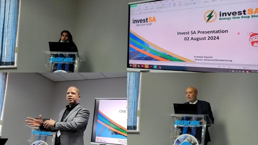 南非貿(mào)工部官員主旨演講。南中經(jīng)貿(mào)協(xié)會(huì)供圖