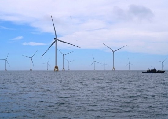 2024年6月19日拍攝的三峽集團(tuán)漳浦二期海上風(fēng)電項(xiàng)目。新華社記者 林善傳 攝
