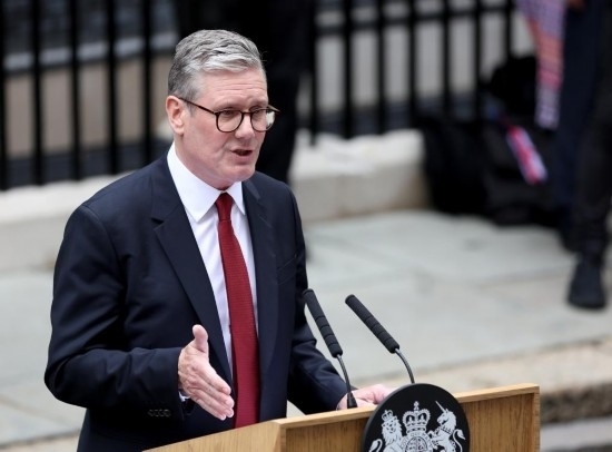  圖為英國首相斯塔默資料照片。（新華社記者李穎攝）