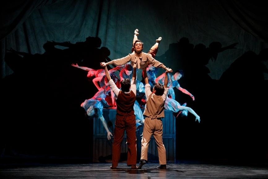 舞劇《熱血當歌》演出現(xiàn)場。主辦方供圖