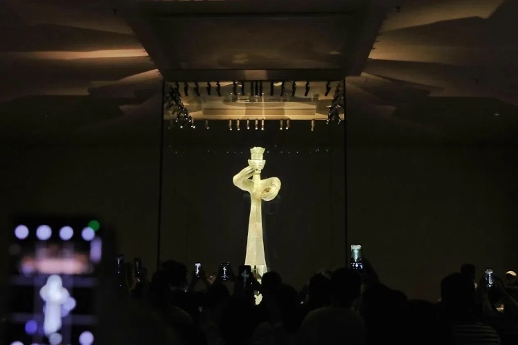 8月31日，亞洲媒體考察團參訪三星堆博物館。《中國經濟周刊》記者肖翊攝