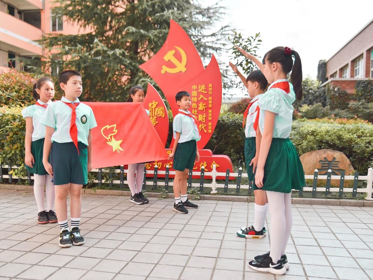 杭州樹人小學(xué)如今的校園場(chǎng)景 學(xué)校供圖