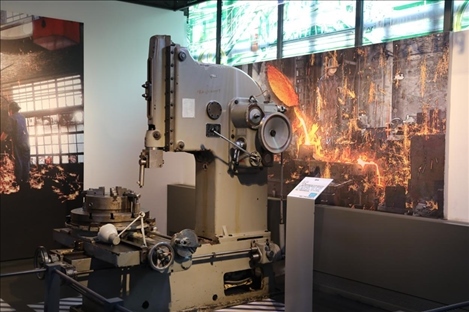 天水工業(yè)博物館內(nèi)景。新華社記者 馬莎 攝