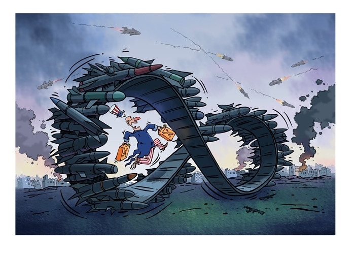 漫畫作者：馬宏亮（人民網(wǎng)版權(quán)圖片，未經(jīng)授權(quán)請勿轉(zhuǎn)載。）