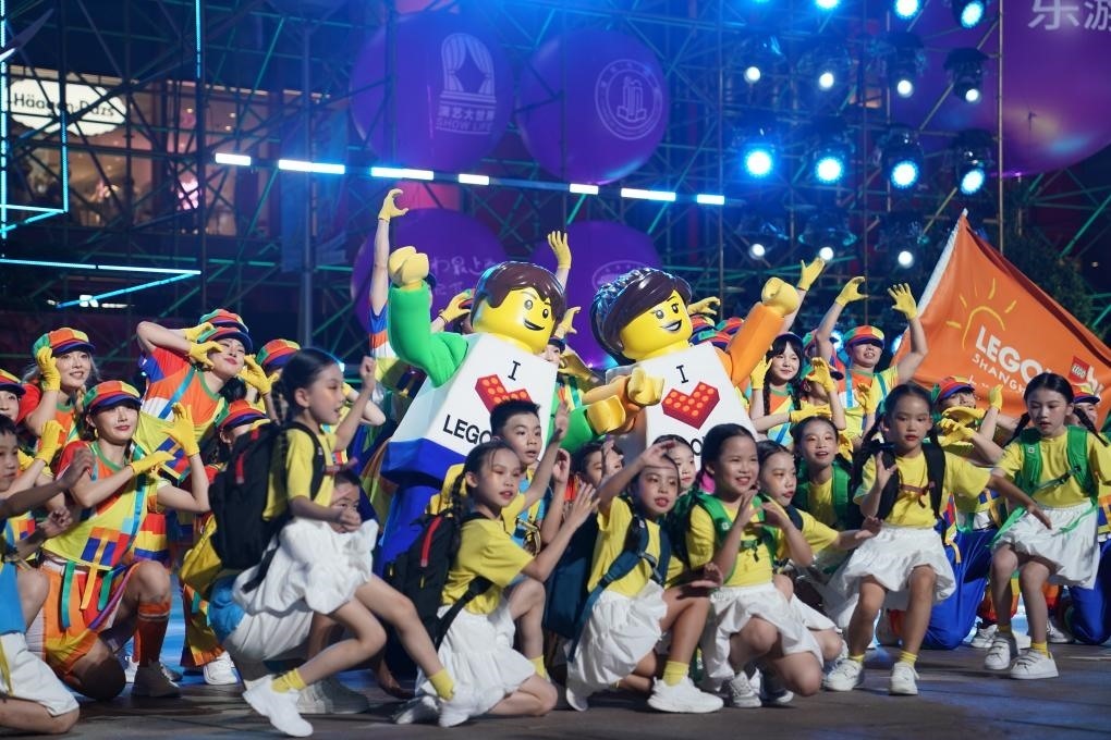 9月14日晚，演員在上海旅游節(jié)開幕式上表演。新華社發(fā)（陳浩明 攝）