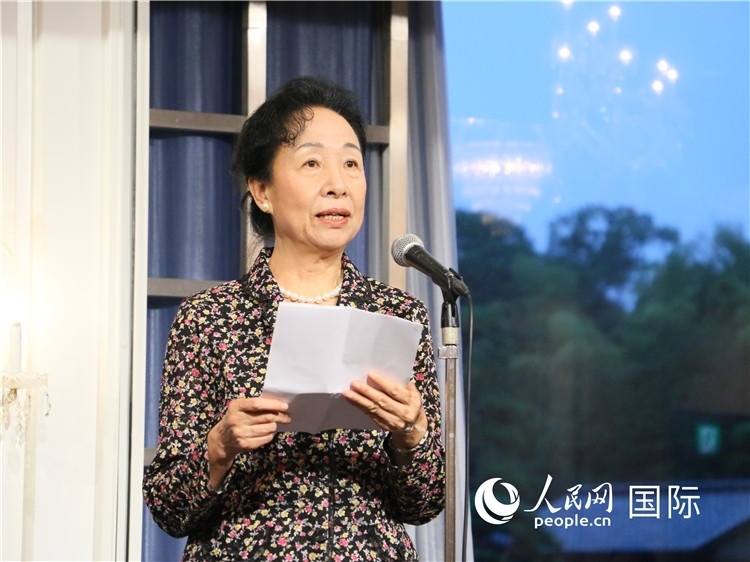 中國商務部原部長助理郭莉致辭。人民網 許可攝