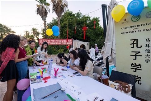 活動現場。 馬耳他大學孔子學院供圖
