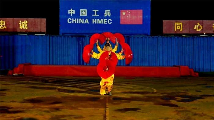 中國(guó)傳統(tǒng)文化節(jié)目表演。孫千攝