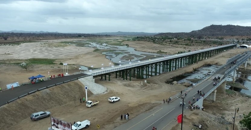大橋全景。中交二公局第二工程有限公司供圖