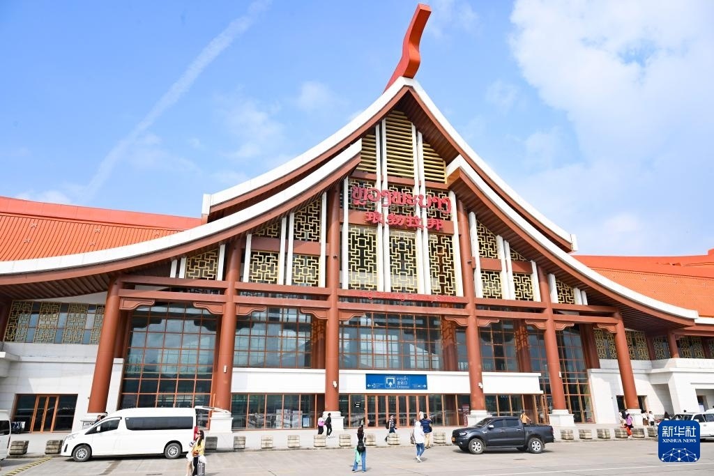 這是10月12日在老撾拍攝的瑯勃拉邦車站。新華社記者 程一恒 攝