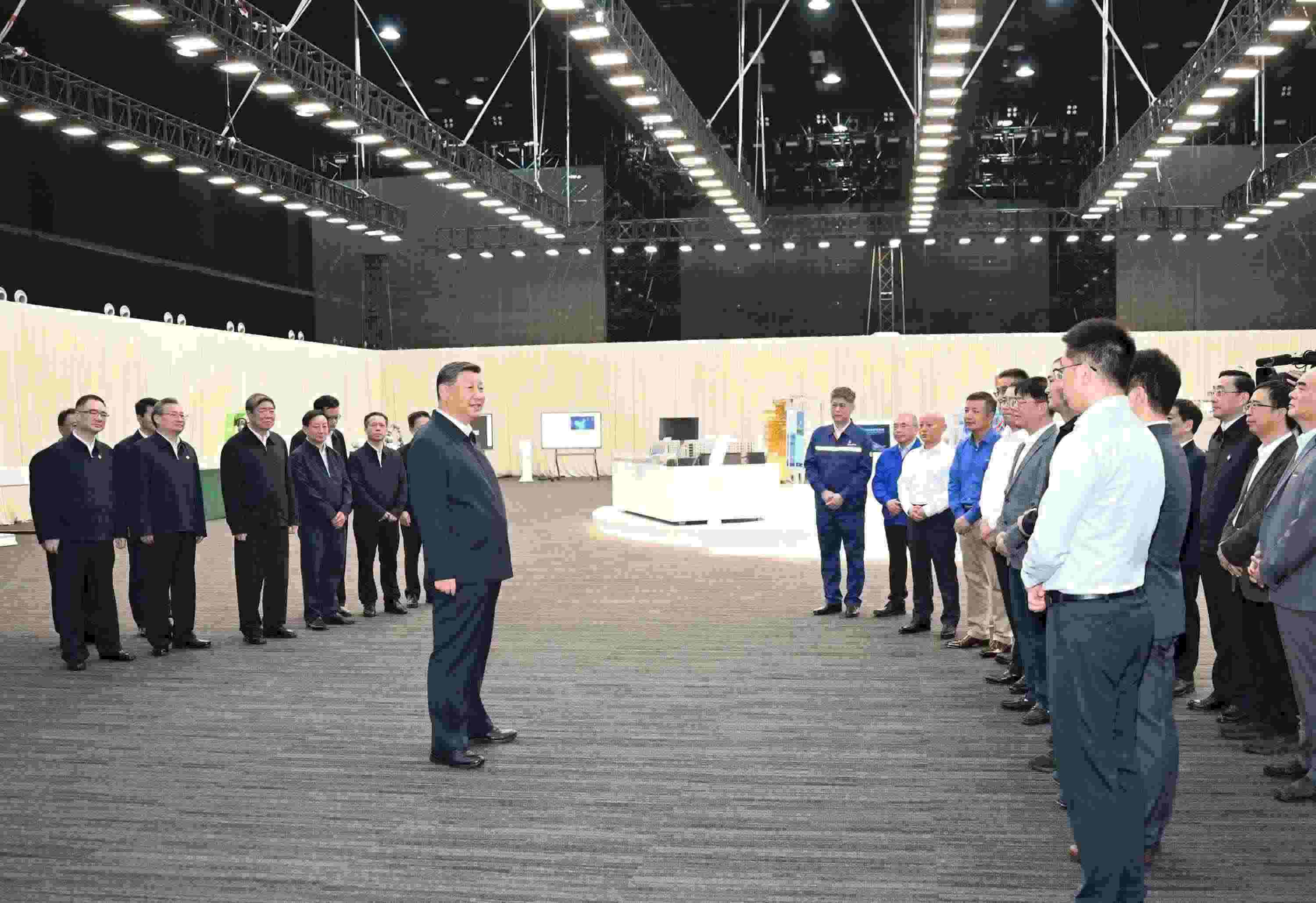 △2024年10月17日，習(xí)近平總書記在安徽省合肥濱湖科學(xué)城考察。