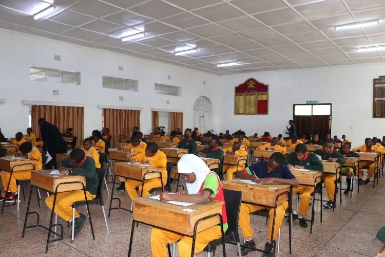 考場(chǎng)現(xiàn)場(chǎng)。埃格頓大學(xué)孔子學(xué)院供圖