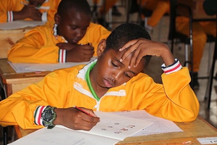 考場(chǎng)現(xiàn)場(chǎng)。埃格頓大學(xué)孔子學(xué)院供圖