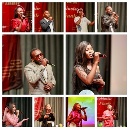 參與決賽的歌手。中國(guó)石油非洲公司供圖