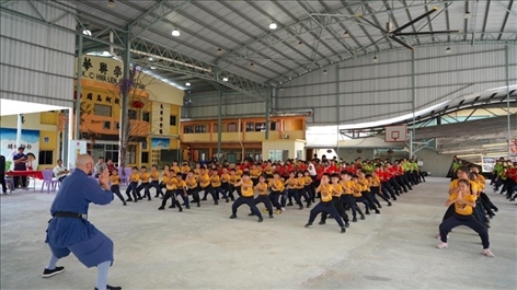 少林武術(shù)教學。主辦方供圖