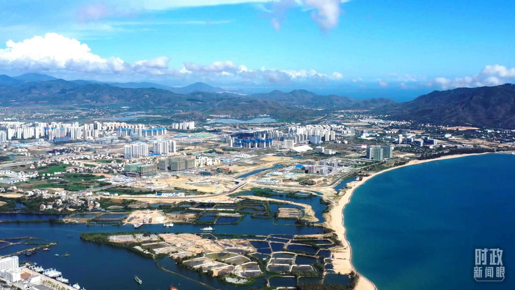 海南崖州灣科技城。（總臺記者張偉克拍攝）