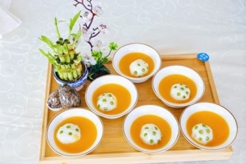 參賽作品“白雪尋蓮”。主辦方供圖