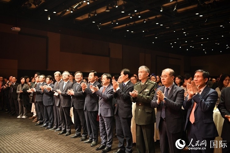 招待會(huì)現(xiàn)場(chǎng)。人民網(wǎng) 李帆攝