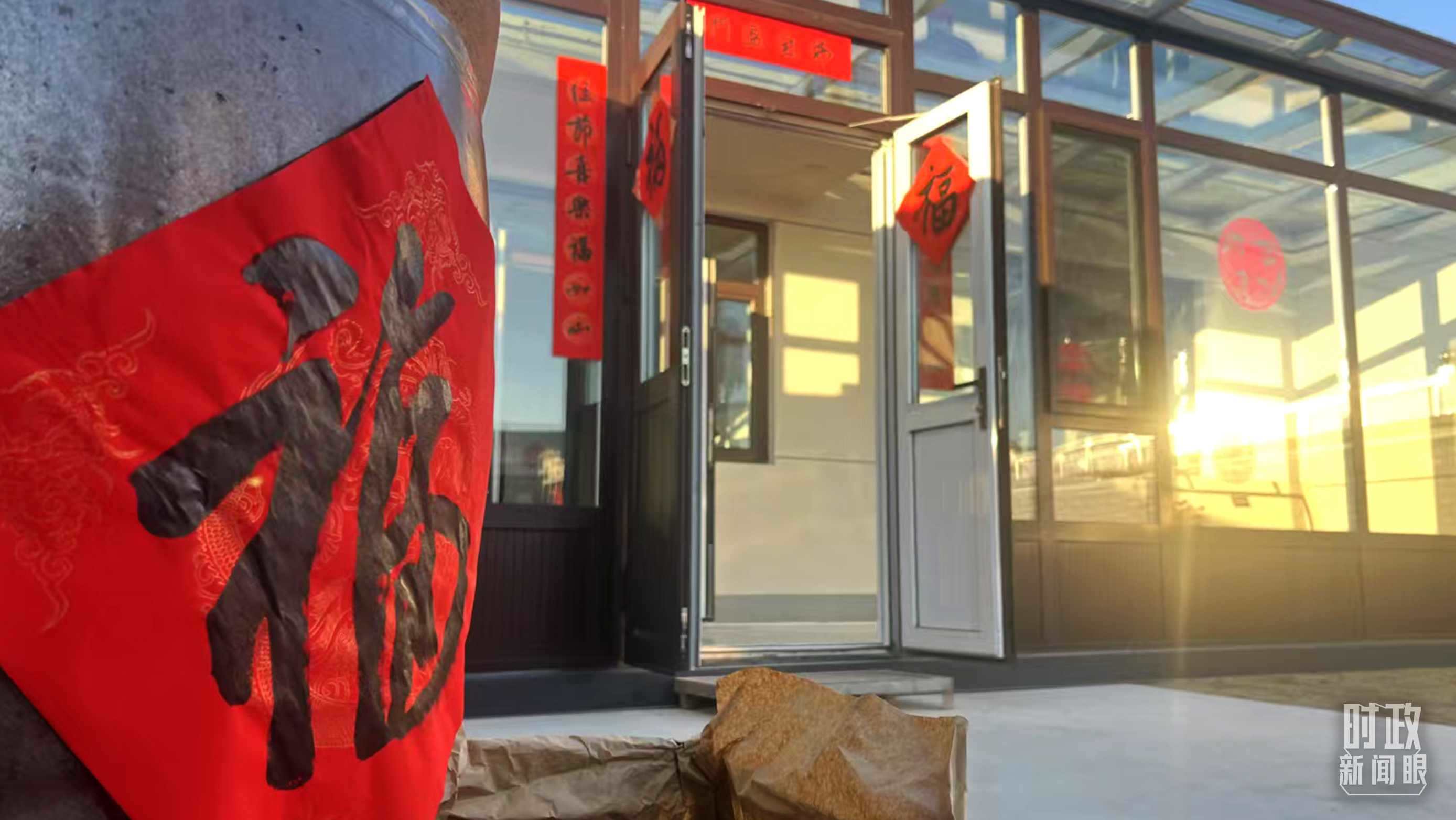 祝家溝村新居。（總臺央視記者李煒拍攝）