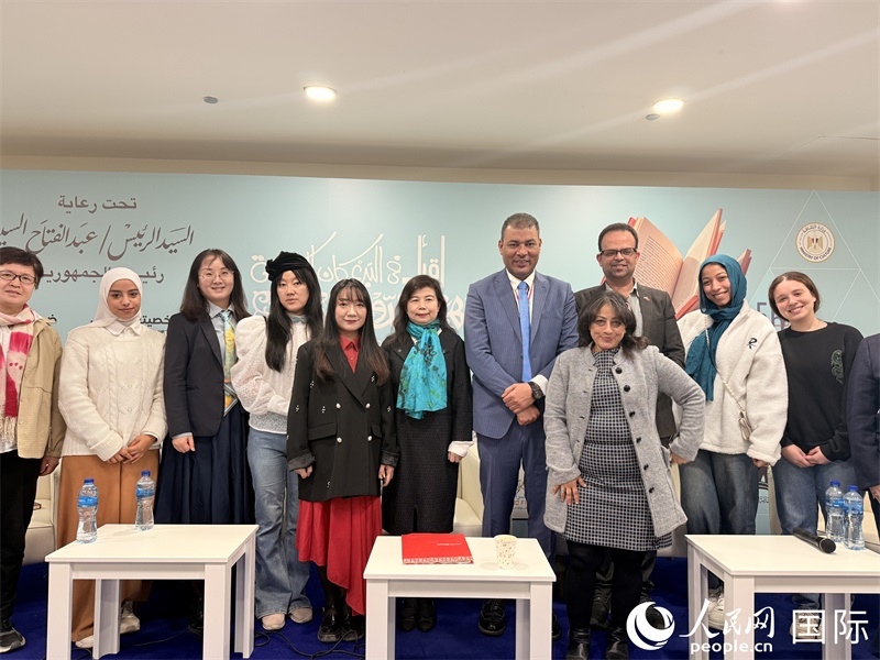 “中國與埃及：古往今來的聯(lián)系”主題分享會，人民網(wǎng)記者黃培昭攝