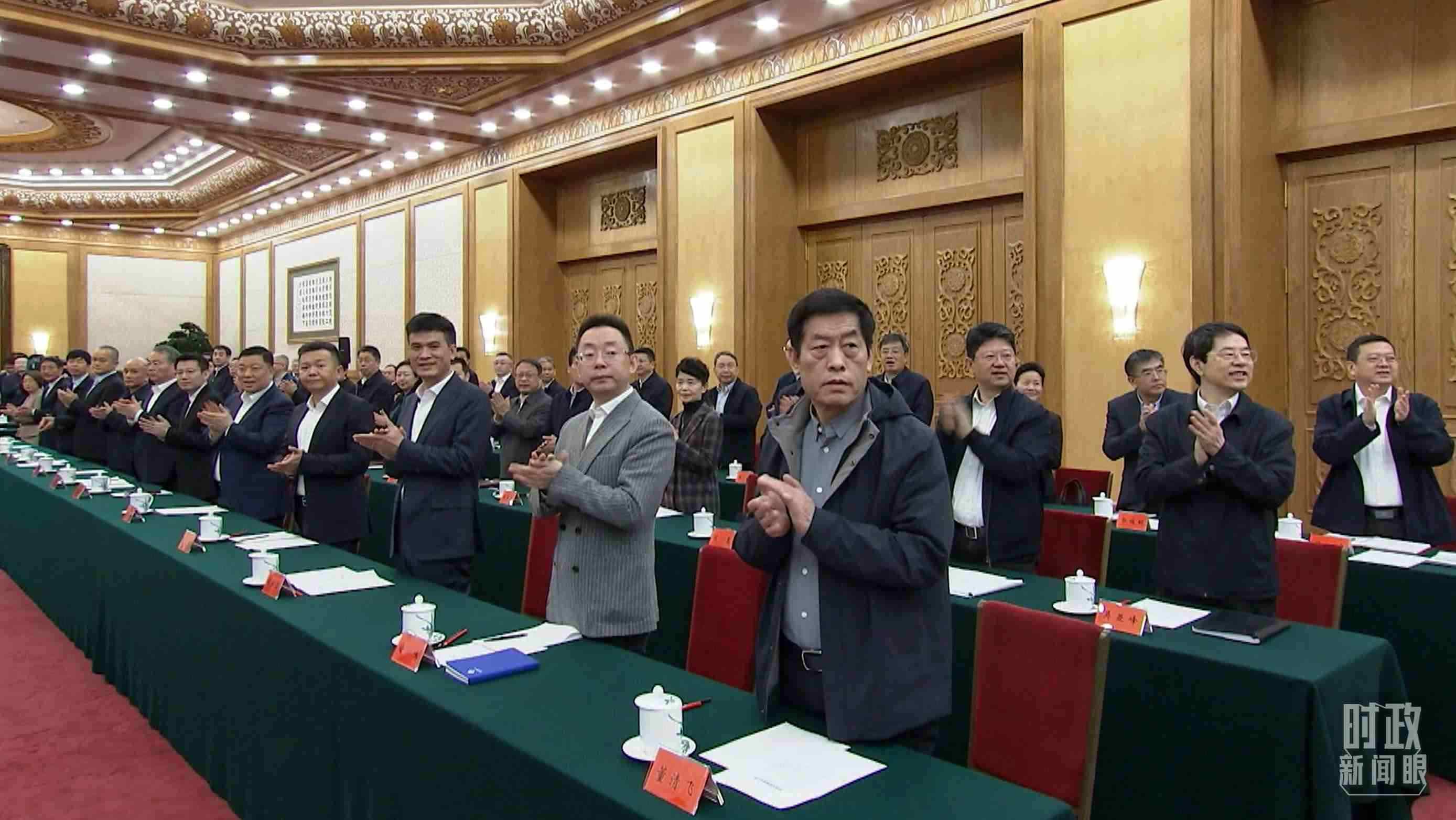 △2月17日，民營企業(yè)座談會現場。