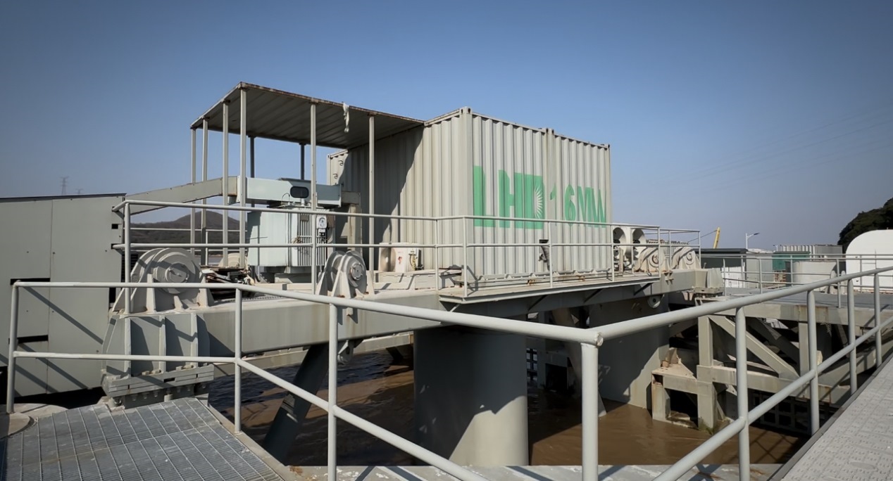 LHD潮流能發(fā)電站。人民網(wǎng)記者 王紹紹攝