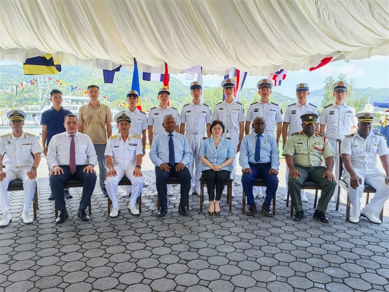 儀式現(xiàn)場(chǎng)。中國(guó)駐塞舌爾大使館供圖