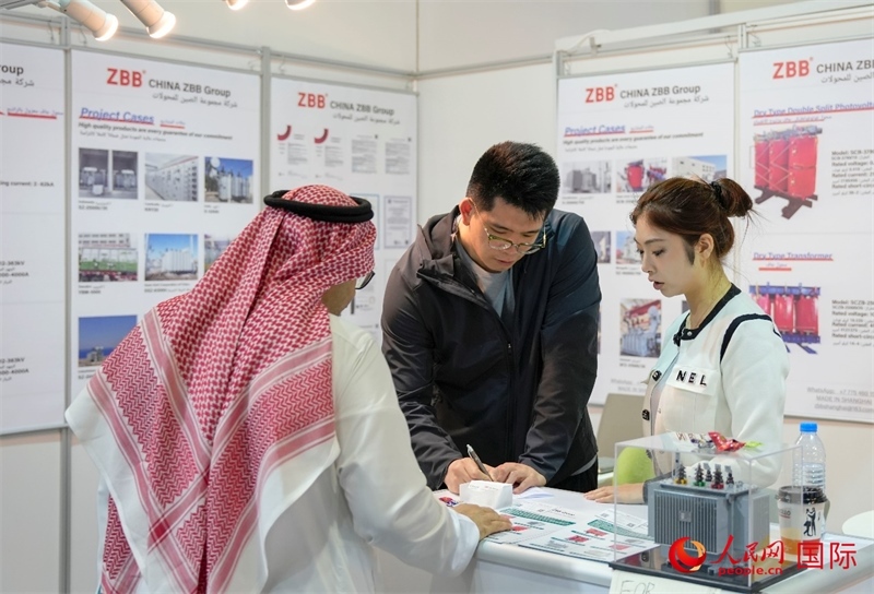 展會(huì)現(xiàn)場(chǎng)。人民網(wǎng) 塔里克·易卜拉欣攝