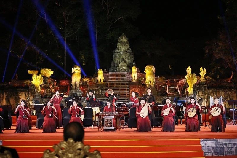 2024年1月13日，在柬埔寨暹粒舉行的“中柬人文交流年”啟動(dòng)儀式。