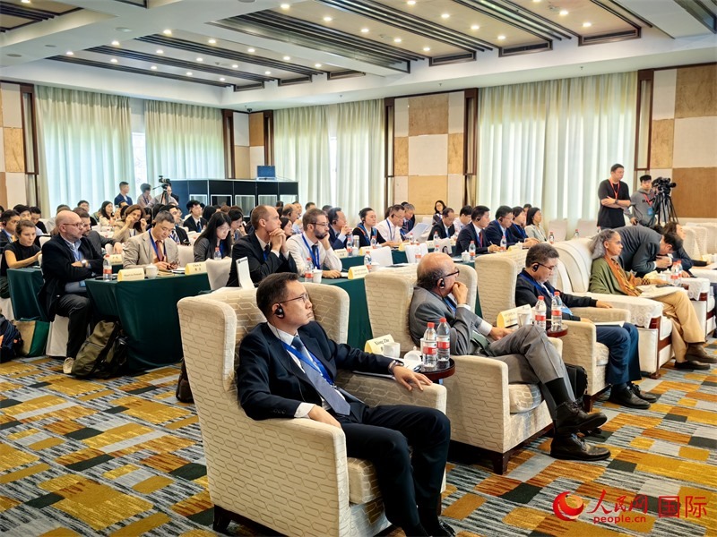 “通往COP30之路：中巴植樹造林和碳匯合作研討活動”現(xiàn)場。人民網(wǎng)記者 符園園攝