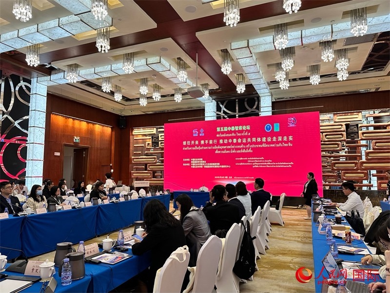 第五屆中泰智庫論壇現(xiàn)場。人民網(wǎng) 孫書宇攝