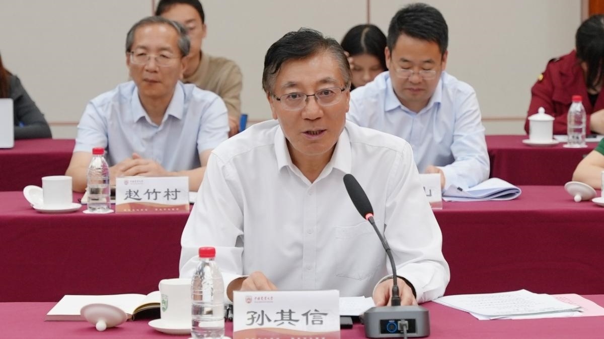 中國(guó)工程院院士、中國(guó)農(nóng)業(yè)大學(xué)校長(zhǎng)孫其信。校方供圖