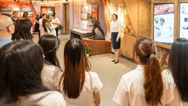 思政課現(xiàn)場。東華大學供圖